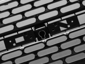 Ford Bronco Custom Grille - High End OEM Style - Gloss Black Finish